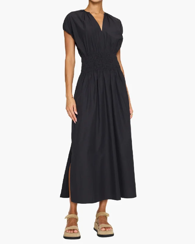 Everyday Dress with Cowl Neck for a Sophisticated Style​ MINA DRESS IN WASHED BLACK