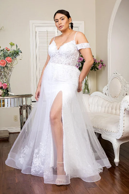 Maternity dress for a baby's first visit to the vineyard Long Off Shoulder Lace Wedding Gown Maternity dress for a baby's first visit to the vineyard Long Off Shoulder Lace Wedding Gown