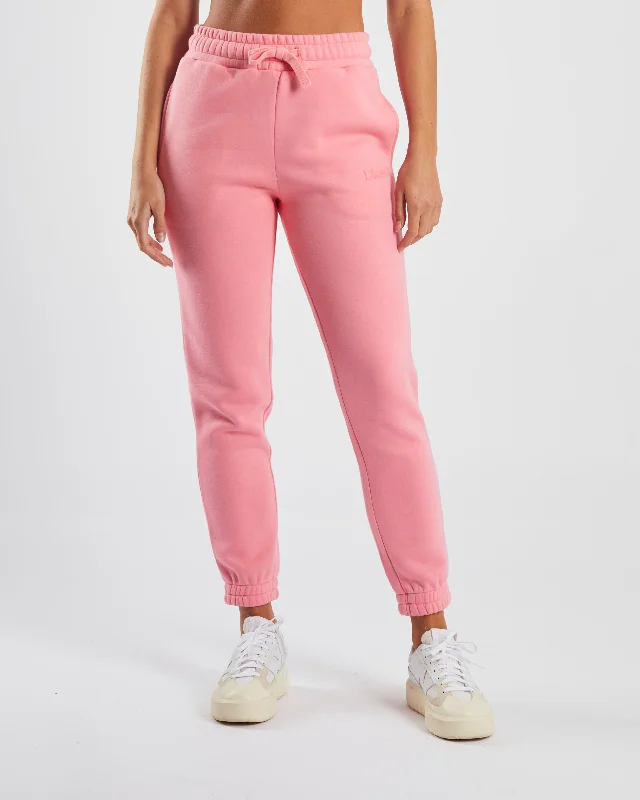 Plus Size Women's Sheer Tight Trousers in Nude for a Subtle and Stylish StatementAnnora Jogger Pink Blush