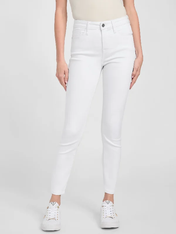 Embellished women jeans with studs or rhinestones for a glamorous touchEco Jaden Sculpt Mid-Rise Skinny Jeans