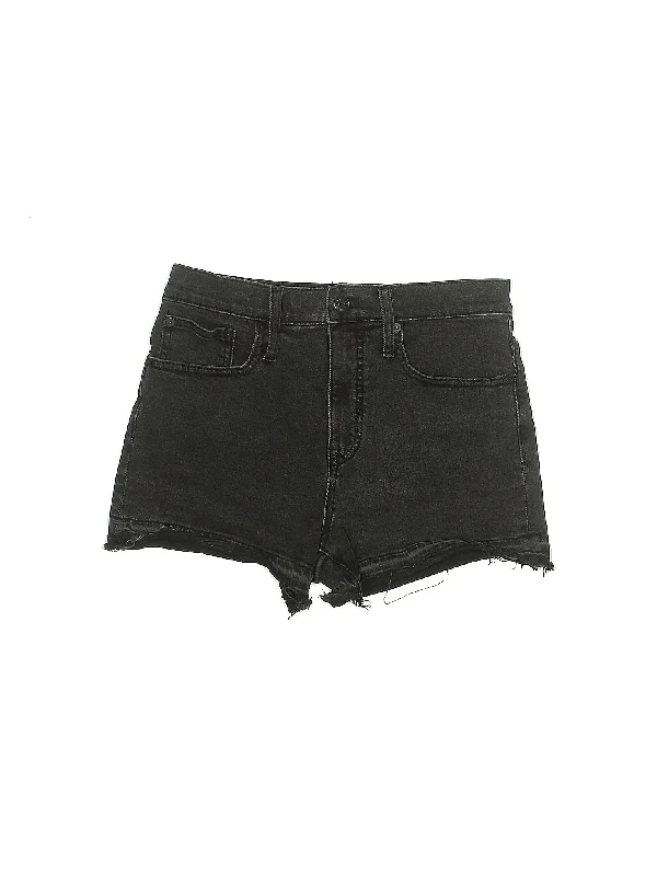 Women's Printed Animal Print Shorts in Brown and Black for a Bold and Fashion - Forward AppearanceMid-Rise Denim Shorts in Medium Wash