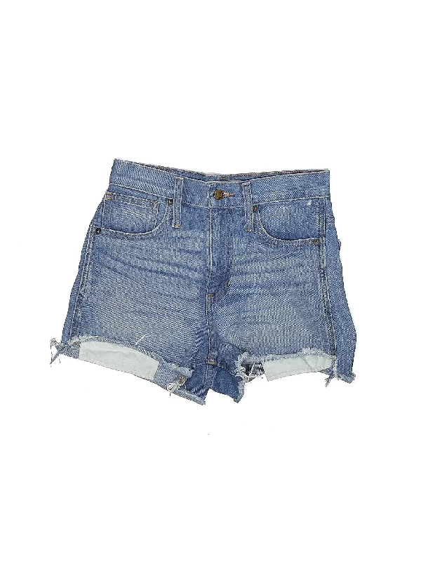 Women's Sequined Party Shorts in Gold for a Glamorous Night OutMid-Rise Denim Shorts in Medium Wash