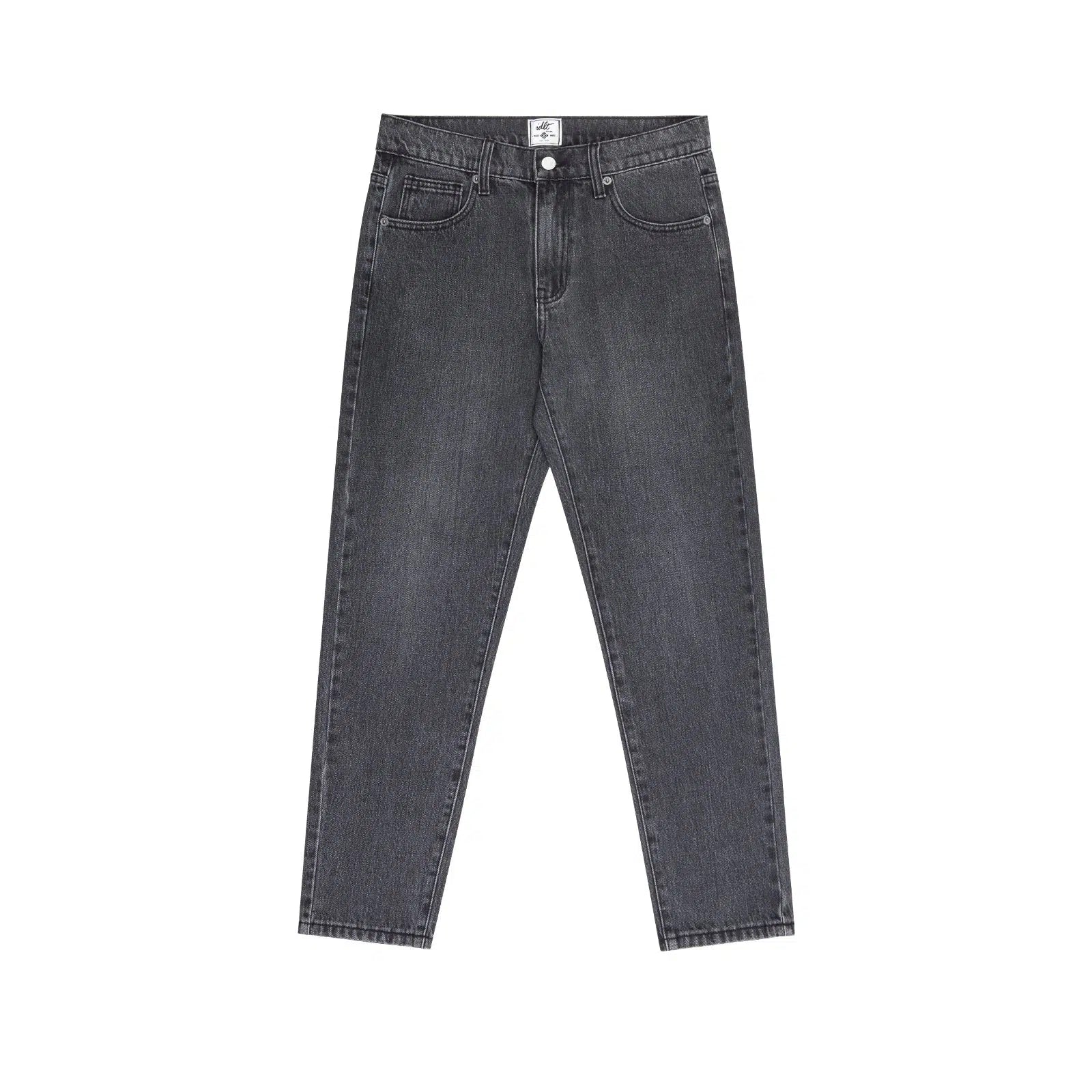 Dark - wash women jeans for a sophisticated and slimming effectWashed Gray Denim Jeans