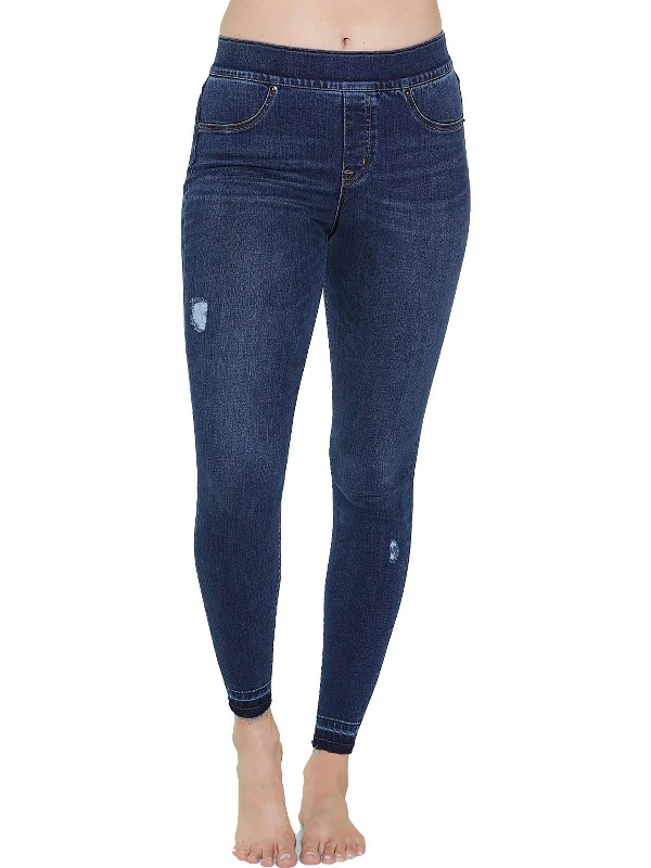 Jeggings women jeans combining the comfort of leggings and style of jeansWomens Shape and Lift Distressed Skinny Jeans