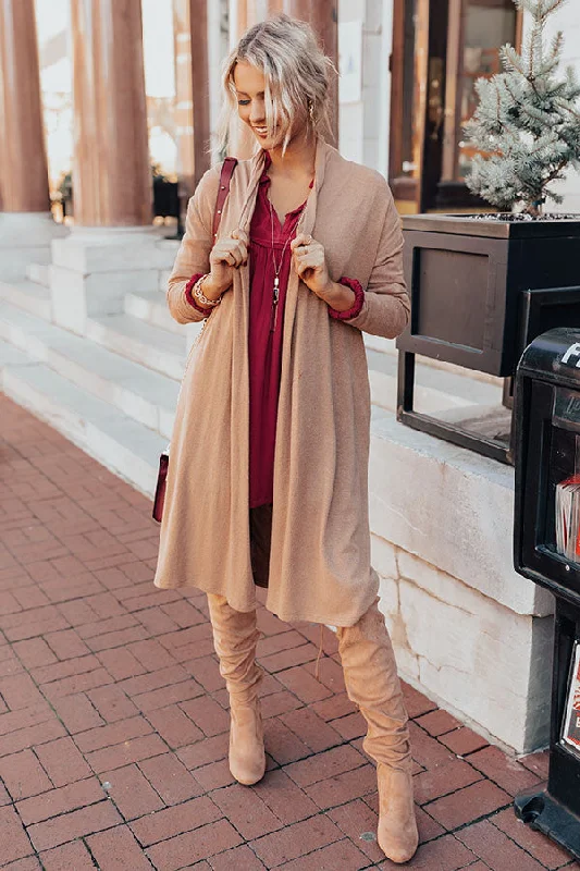 button down women cardigan with vintage buttonsCafe On Broadway Cardigan In Iced Mocha