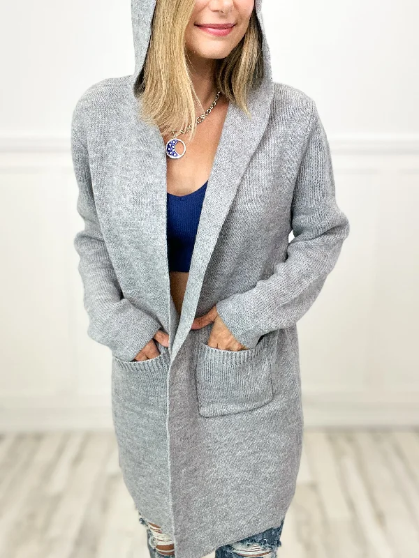 hooded women cardigan for added warmth and styleCuddle Up Hooded Cardigan