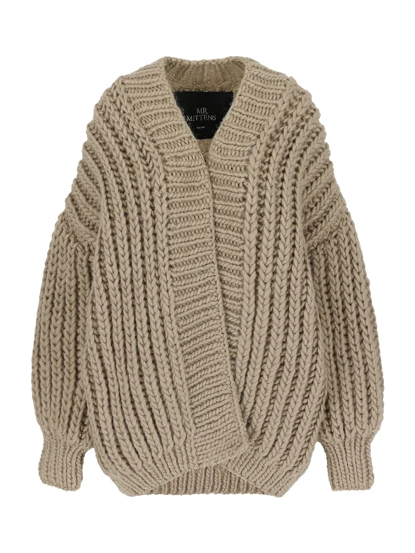 oversized women cardigan for a trendy and cozy lookFisherman Cardigan