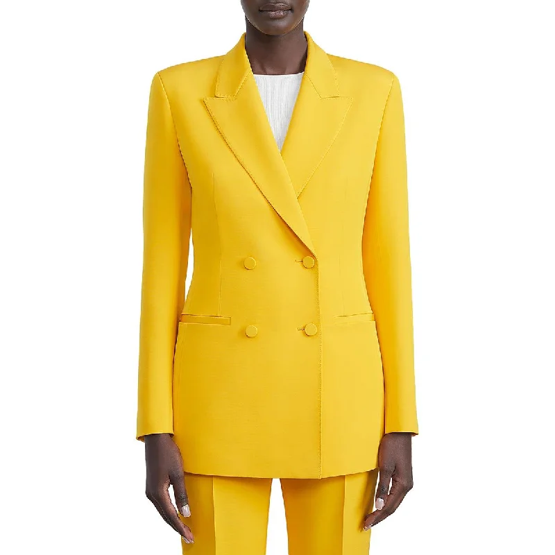 Plus Size Women's Military - Inspired Blazers with Gold Accents for a Bold LookLafayette 148 New York Womens Suit Separate Business Double-Breasted Blazer