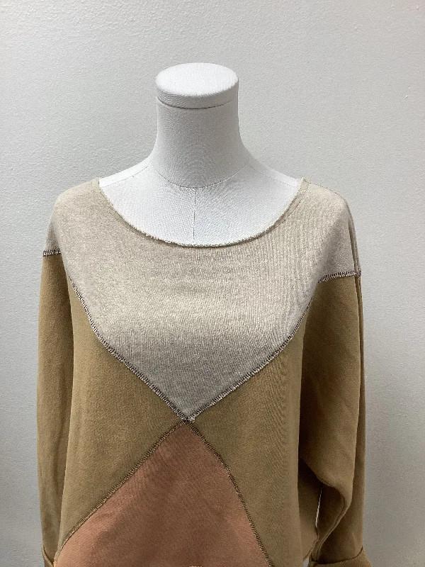 Women's Notched Lapel Blazers in Beige for a Timeless OutfitNicole Miller Womens Sweater Brown XS