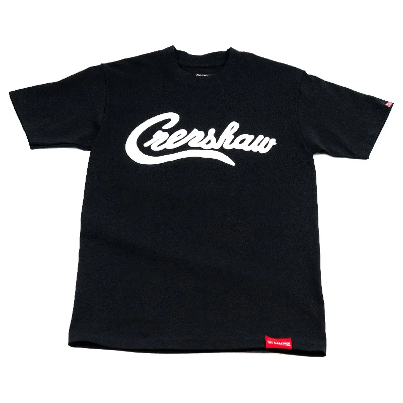 Organic Cotton Women T Shirt for Eco - Conscious WearersLimited Edition Crenshaw T-Shirt - Black/White