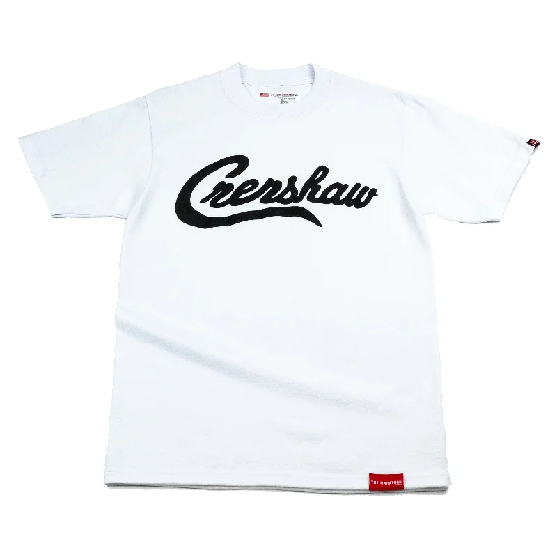 Tie - Dye Women T Shirt with a Bohemian VibeLimited Edition Crenshaw T-Shirt - White/Black