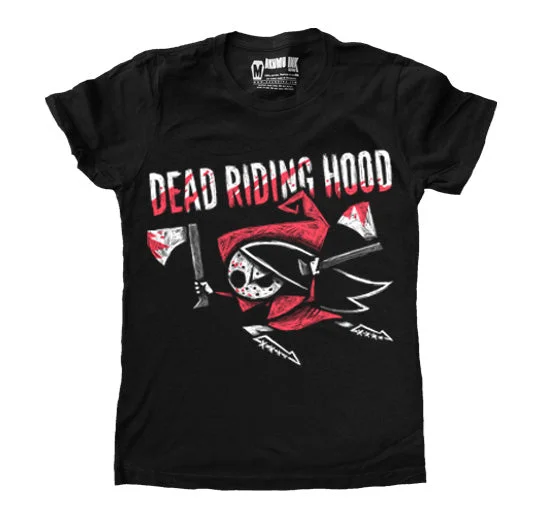 Crop Top Women T Shirt to Pair with High - Waisted BottomsDead Riding Hood's Vengeance Women Tshirt