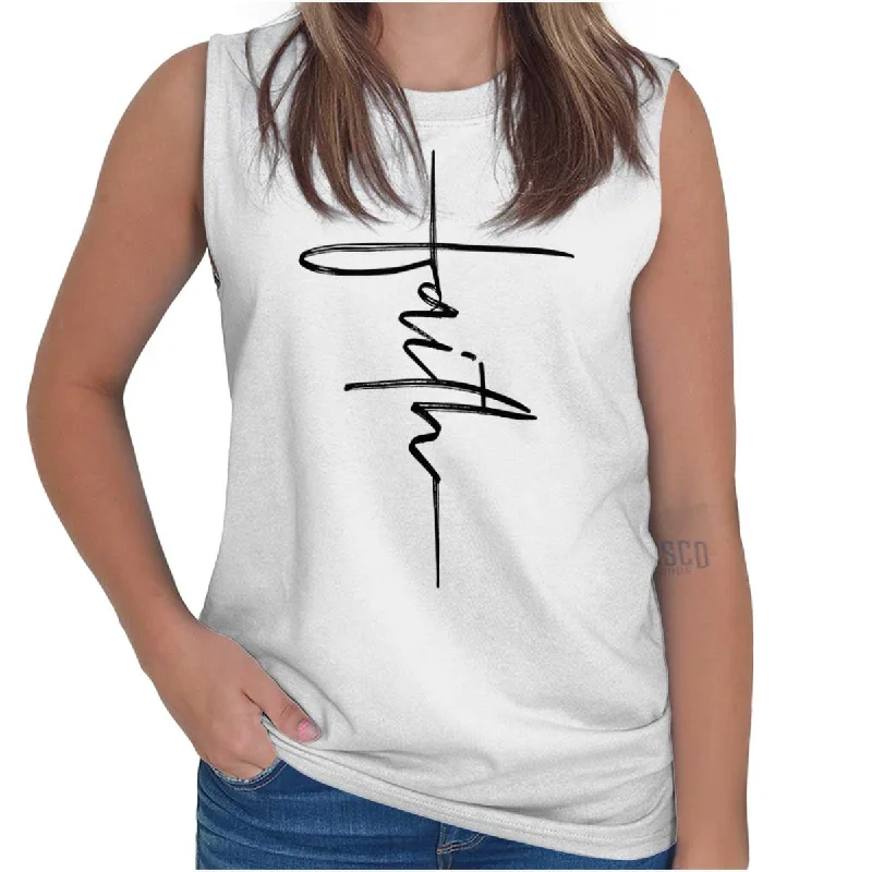 Faith Fashion Sleeveless T Shirt