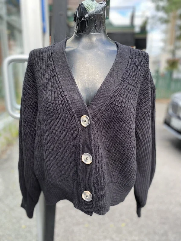 Split - Hem Women's Linen Blend Sweaters for SpringH&M cardi NWT S