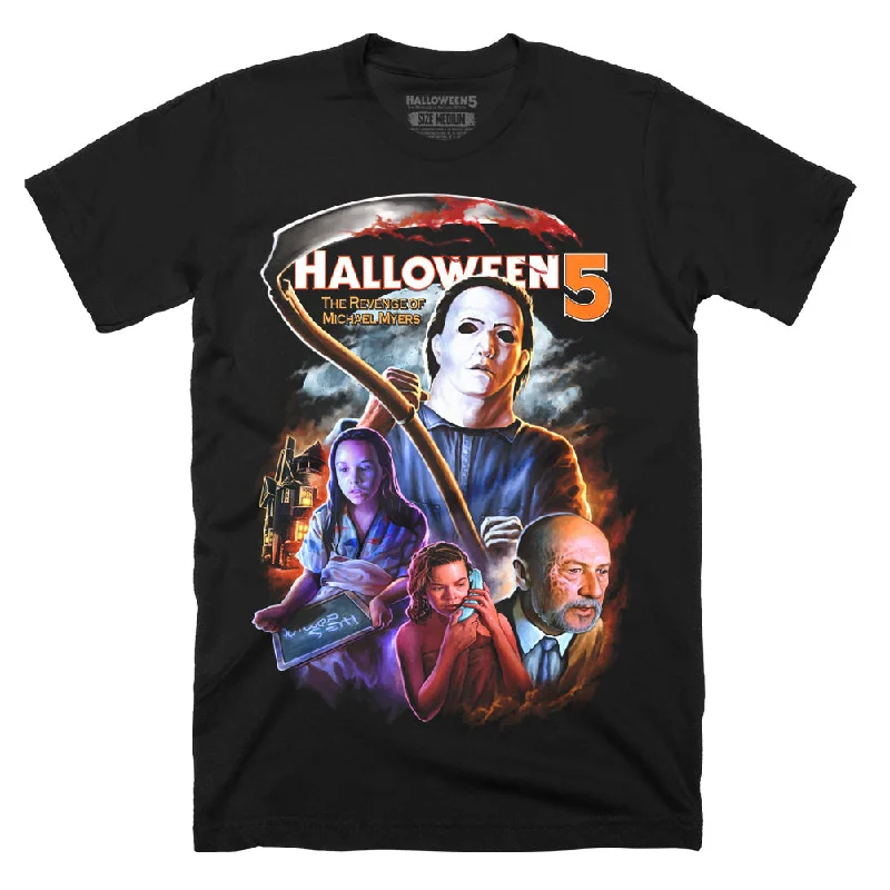 Crew Neck Women T Shirt with a Timeless DesignHalloween 5 Back With A Vengeance T-Shirt