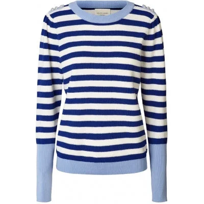 Bell - Sleeve Women's Mohair - Wool Blend SweatersLollys Laundry Sarah Jumper, Stripe