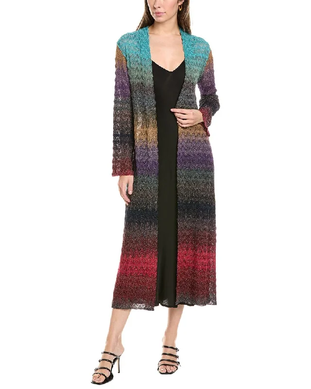 Plus Size Women's Oversized Chunky Knit SweatersMissoni Duster