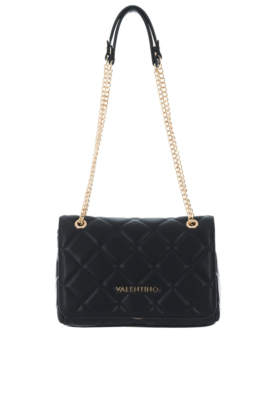 Cropped Women's Angora Blend Sweaters for a Trendy LookValentino Ocarina Nero Quilted Cross Over Flap Bag