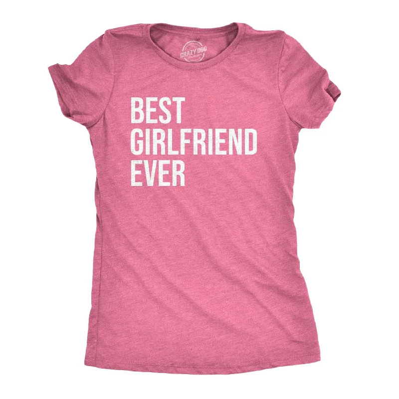 Striped Women T Shirt in a Classic PatternBest Girlfriend Ever Women's T Shirt