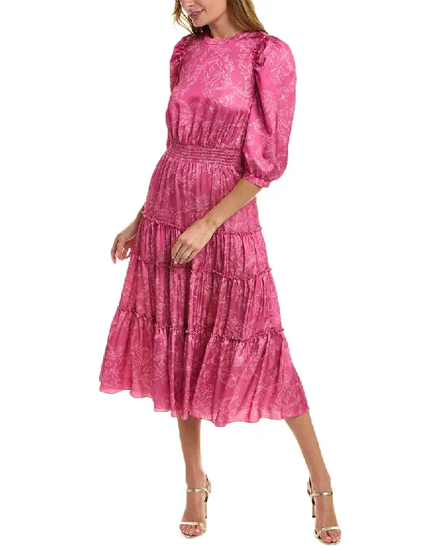 Wrap - Style Women Dress with Adjustable Fit for All Body Types Wrap - Style Women Dress with Adjustable Fit for All Body Types Marchesa Notte Tiered Midi Dress Wrap - Style Women Dress with Adjustable Fit for All Body Types Wrap - Style Women Dress with Adjustable Fit for All Body Types Marchesa Notte Tiered Midi Dress