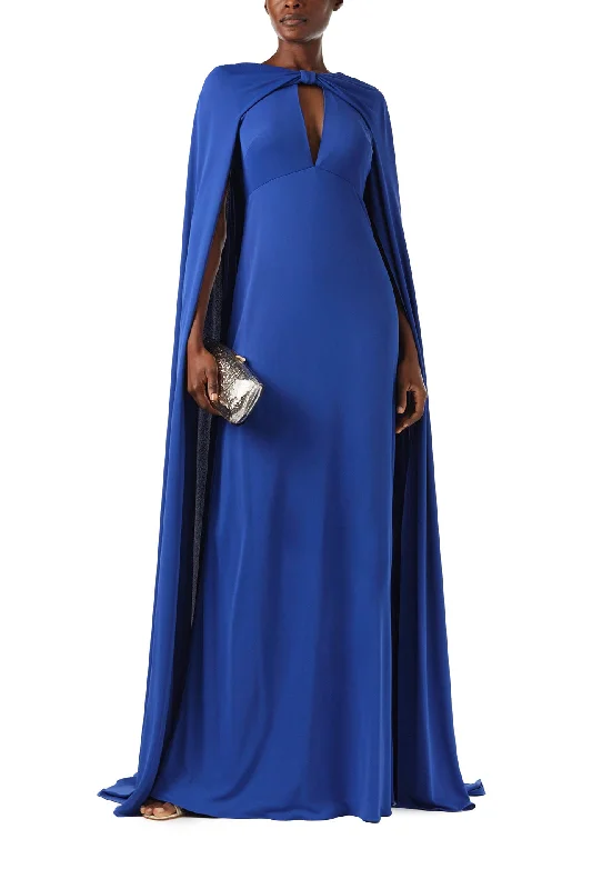 Little Black Women Dress with Sequins for a Glamorous Night OutCape Sleeve Gown