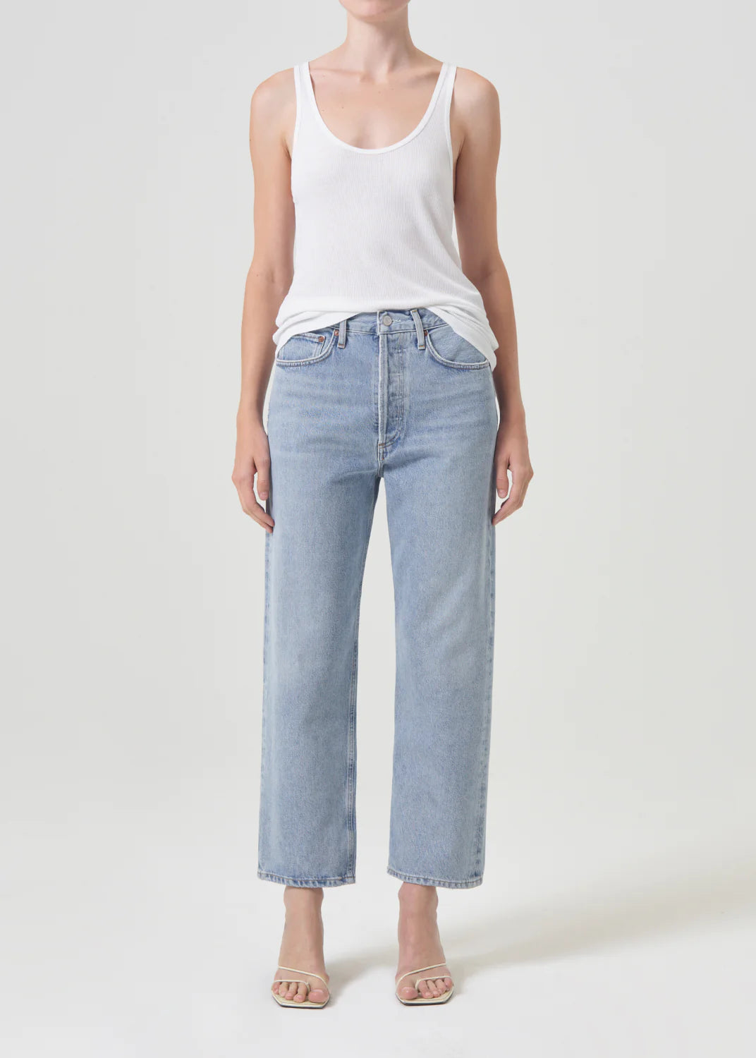 Agolde - 90's Crop Mid Rise Loose Straight