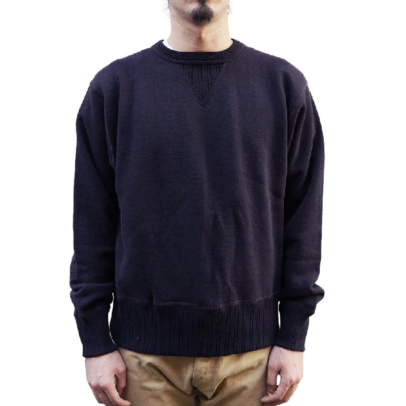 Fullcount Zimbabwean "Mother Cotton" Crewneck Sweatshirt (Navy)