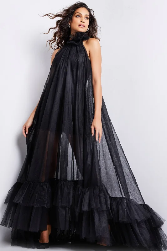 Ball Gown Women Dress with a Full Skirt for a Princess - like LookJovani 38720 Prom Long Maxi Formal Dress