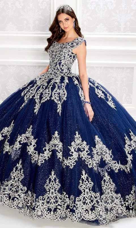 Lace - Embellished Women Dress for an Elegant and Sophisticated AppearancePrincesa by Ariana Vara - PR22035 Scoop Neck Ball Gown