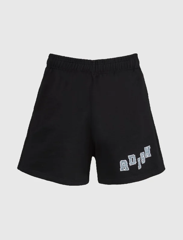 Patterned Geometric Women Shorts for a Modern AppealTATREEZ LOGO SHORTS