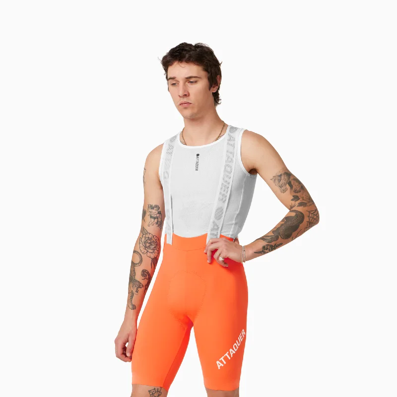 Linen Women Shorts for Breathable Comfort in Hot WeatherAttaquer Race Bib Short -  Solar Orange