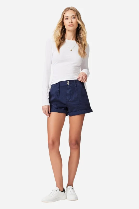 Ruffled Hem Women Shorts to Add a Feminine TouchPaige Brooklyn Short with Cuff in Vintage