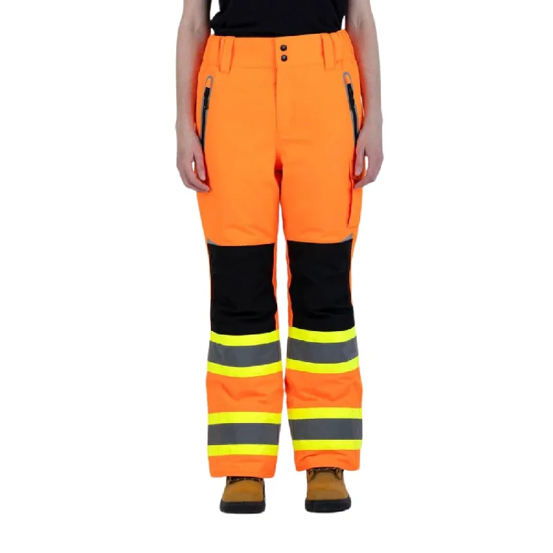 Cuffed Women Shorts for a Laid - Back and Trendy LookForcefield Women's High-Visibility CSA Lined Utility Pants - Orange