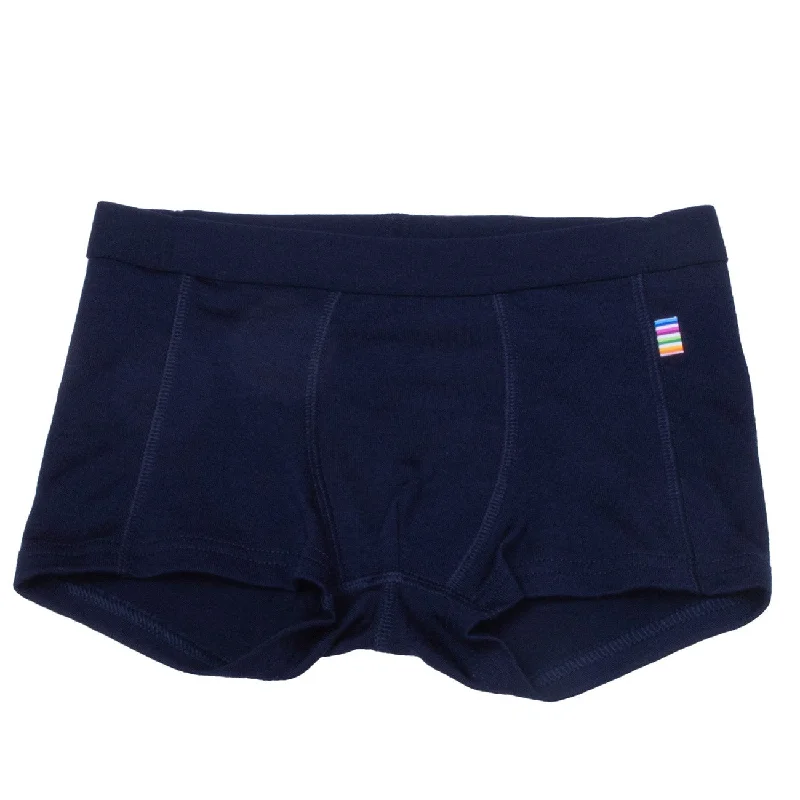 Cuffed Women Shorts for a Laid - Back and Trendy LookJoha Navy Boxer Shorts