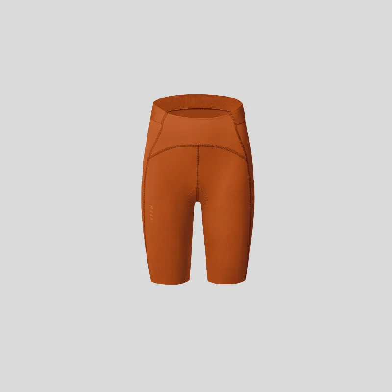 Twill Women Shorts with a Smooth Texture and DurabilityMAAP Women's Sequence Short - Dark Rust