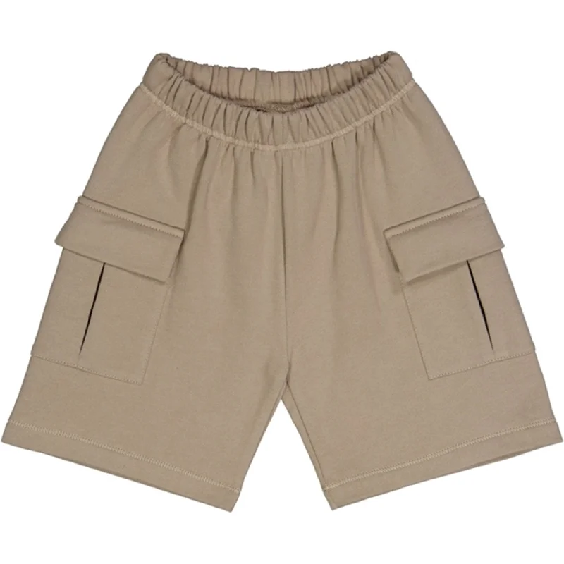 Belted Women Shorts to Enhance the WaistlineMüsli Cashew Sweat Cargo Shorts