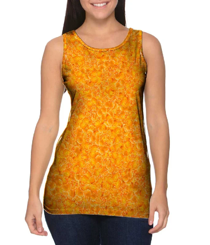 V - Neck Women's Moisture - Wicking Tank Tops for RunningOranges Vitamin C Overload