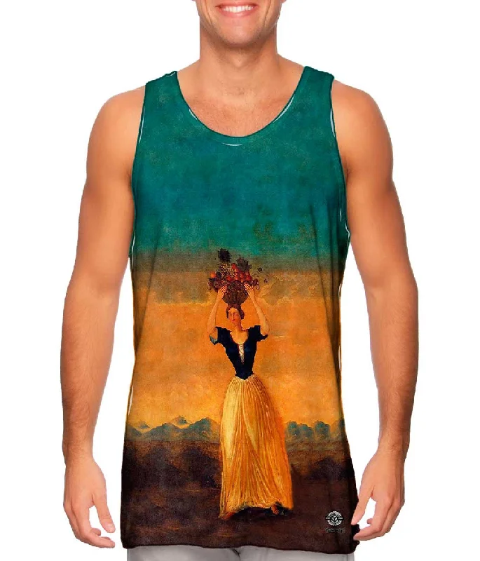 V - Neck Women's Moisture - Wicking Tank Tops for RunningPaul Cezanne - "The Four Season Autum " (1861)