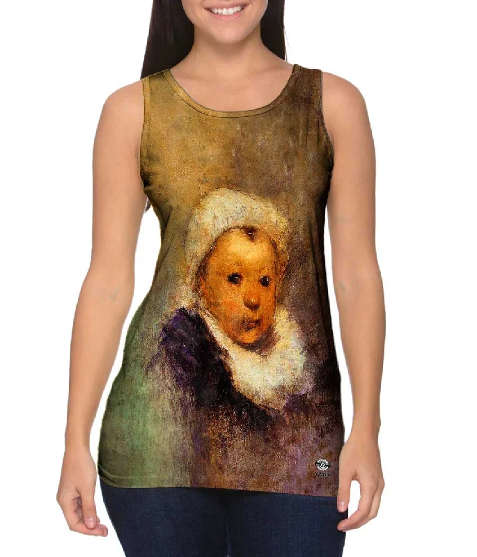 Women's Sleeveless Ribbed Tank Tops for a Trendy LookPaul Gauiguine - "Portrait Of A Child Aline Gauguine"