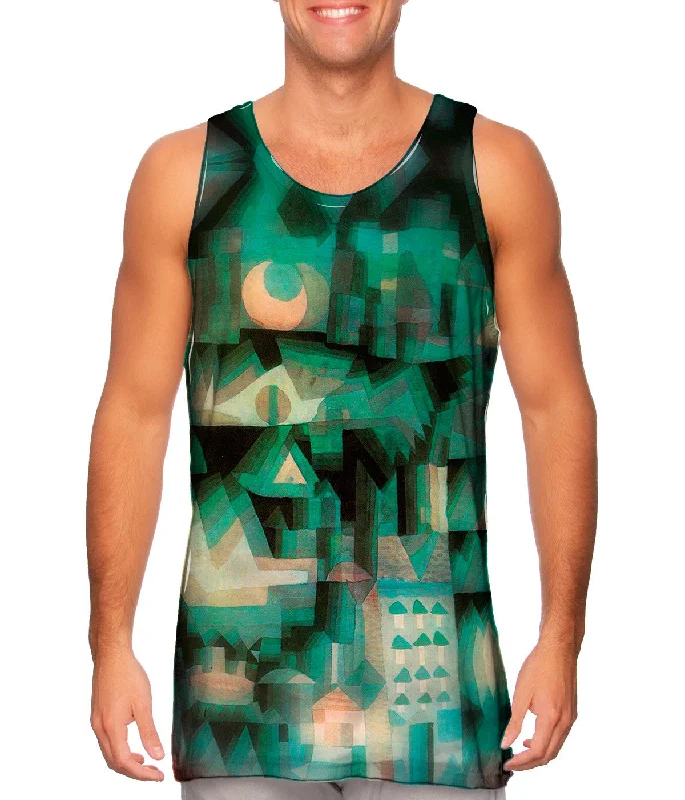 Mock Neck Women's Performance Tank Tops for CyclingPaul Klee - "Dream City" (1921)