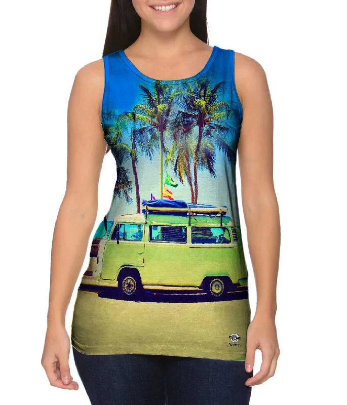 Women's Button - Down Tank Tops in Striped PatternsPeace Love Van