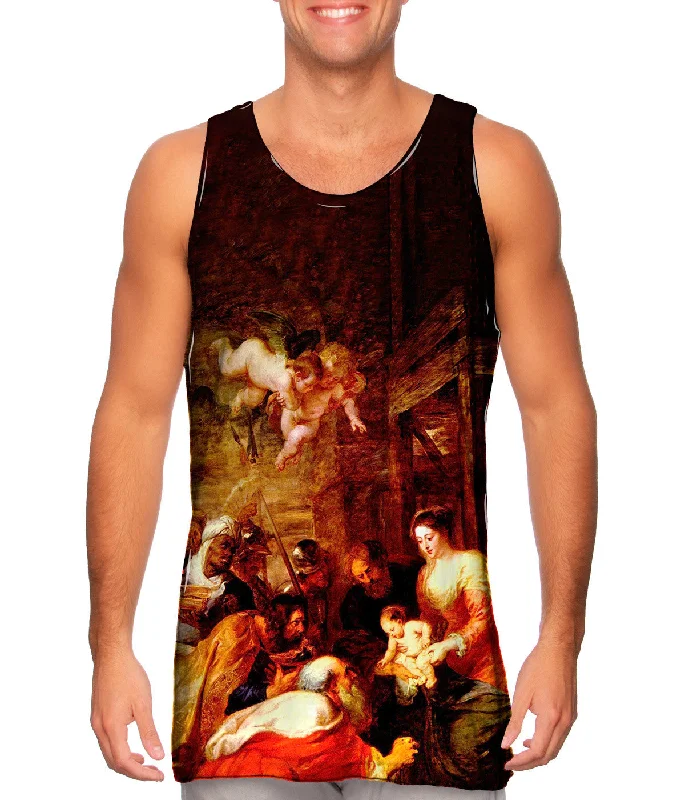 Women's Longline Tank Tops with Abstract PrintsPeter Paul Rubens - "The Adoration of the Magi"