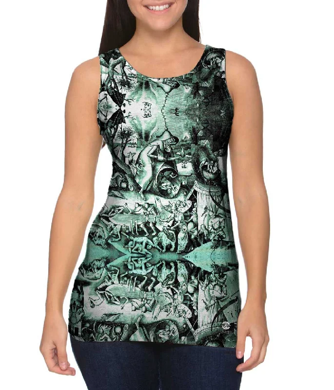 Plunge Neck Women's Seamless Tank Tops for a Smooth FitPieter Bruegel the Elder - "Last Judgment"