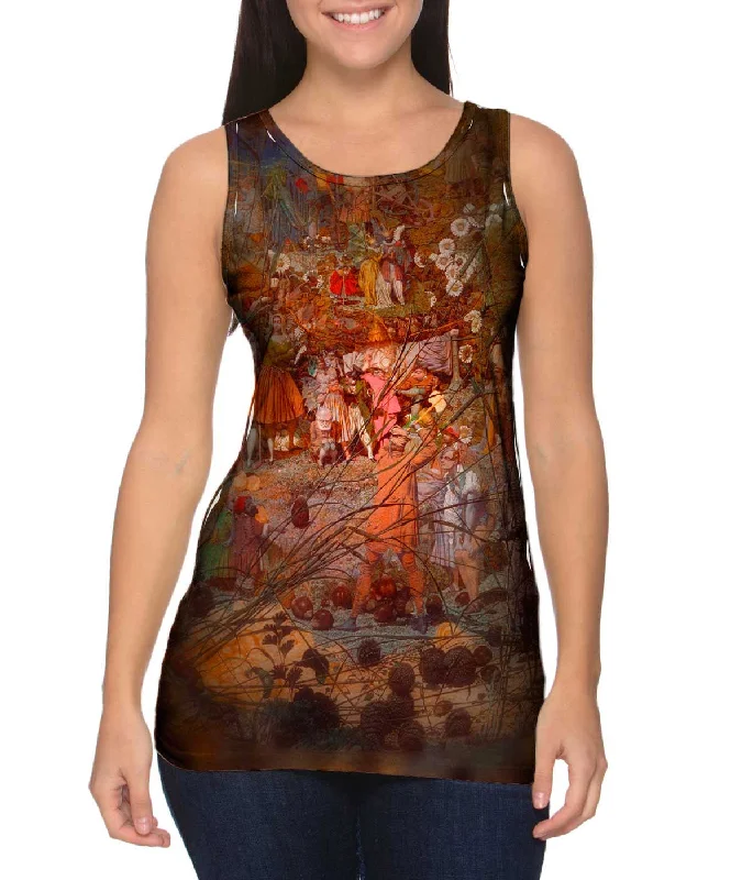 Square Neck Women's Organic Cotton Tank Tops in Earth TonesRichard Dadd - "The Fairy Fellers Masterstroke" (1864)