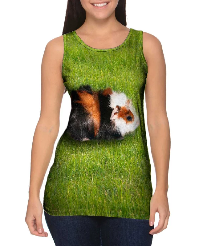 Halter Neck Women's Modal Blend Tank Tops for ComfortRobust Guinea Pig