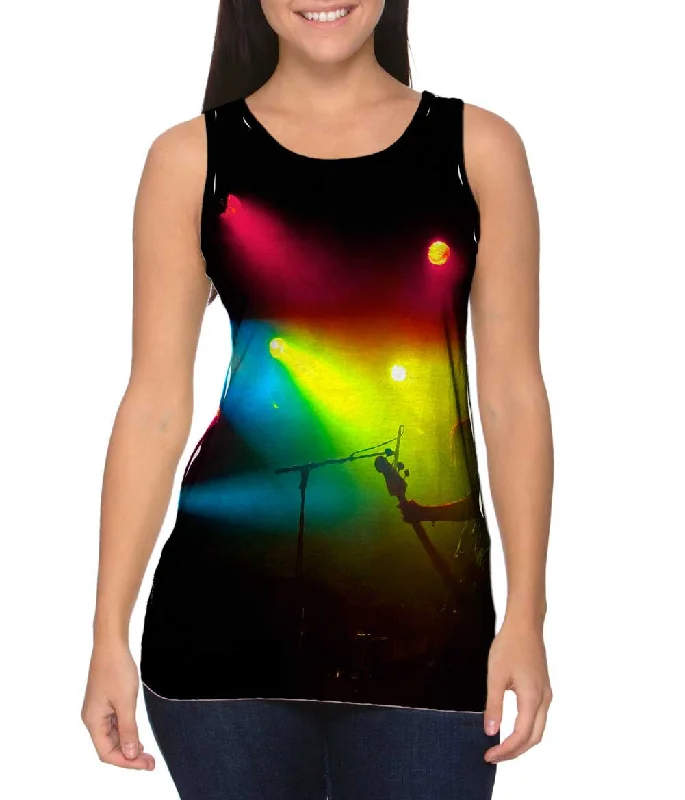 One - Shoulder Women's Rayon Blend Tank Tops for a Flowy LookRock Star Night