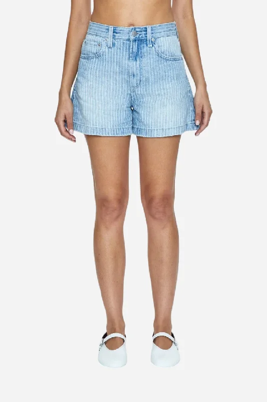 Bermuda Women Shorts for a Classic and Sophisticated LookPistola Saige High Rise A-Line Short