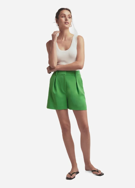 Belted Women Shorts to Enhance the WaistlineFavorite Daughter The Favorite Short in Lime