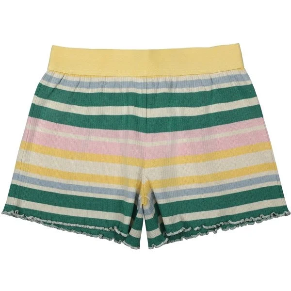 Solid Color Women Shorts in Bright Hues for a Bold StatementThe New Lemon Drop Kate Rib Shorts