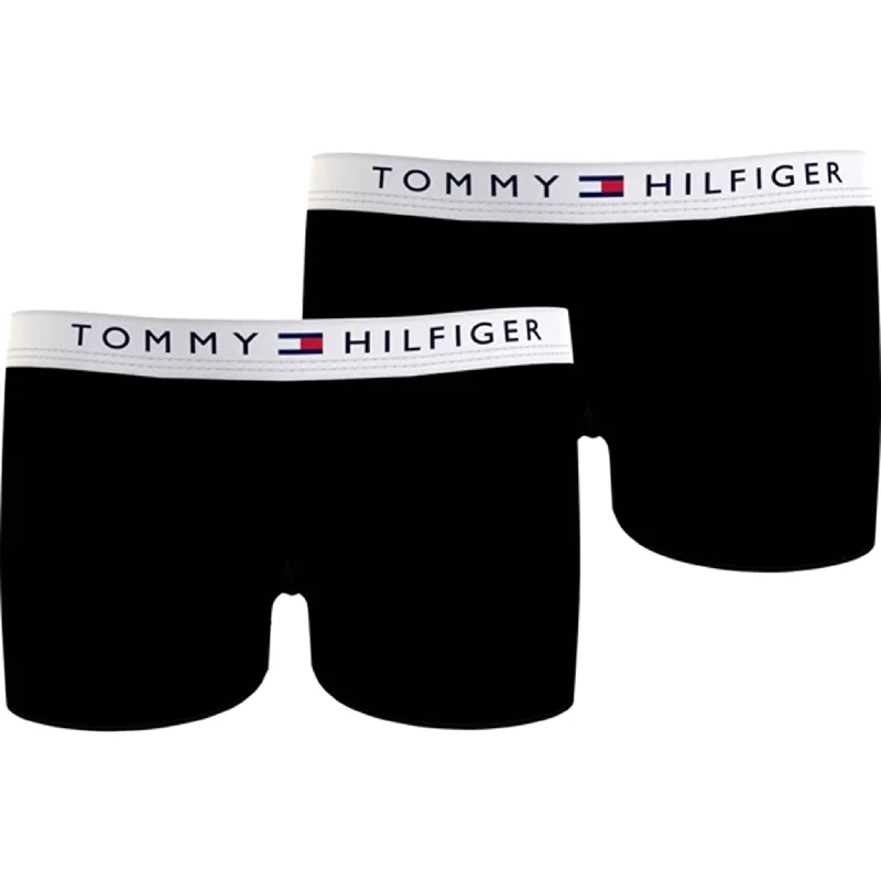 Twill Women Shorts with a Smooth Texture and DurabilityTommy Hilfiger Trunks 2-Pack Black / Black